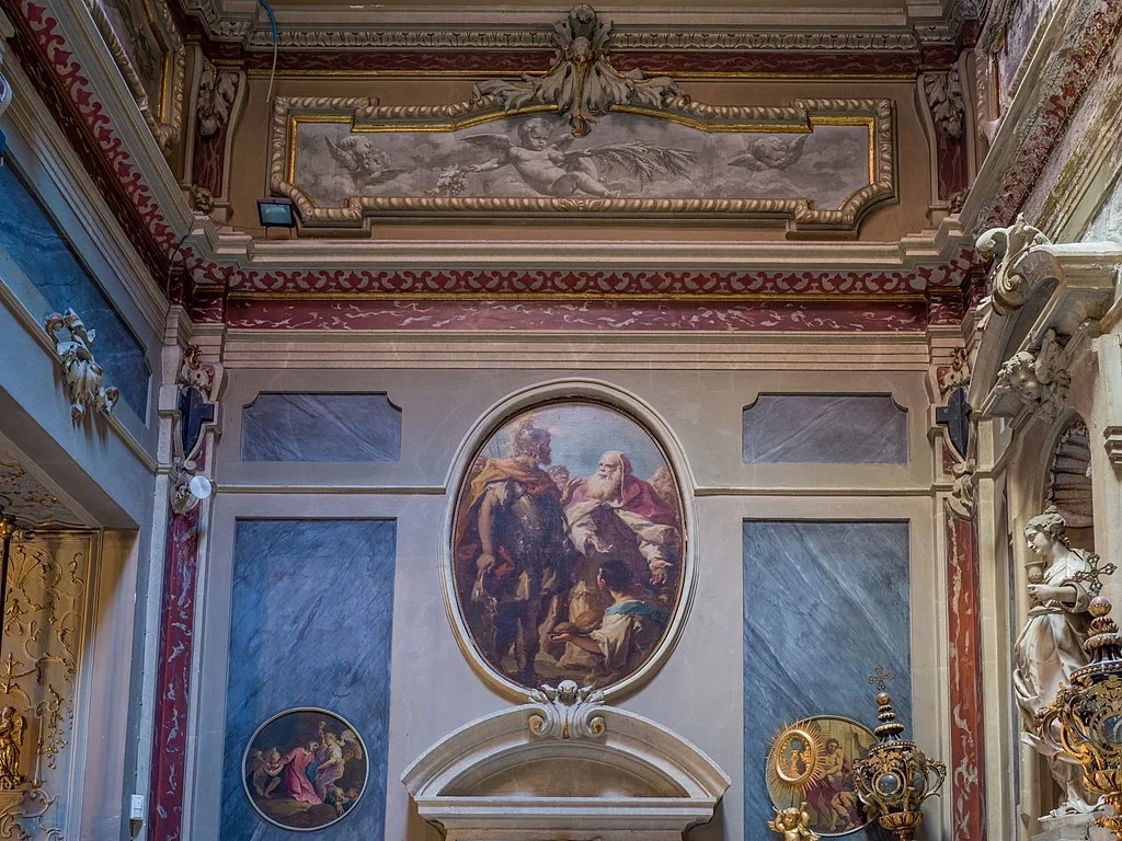 Davide e Achimelech - Cappella del Santissimo Sacramento, chiesa di Santa Agata, Brescia
